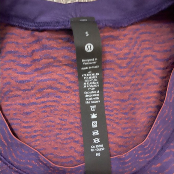 Lululemon Metal Vent SS - Picture 2 of 2